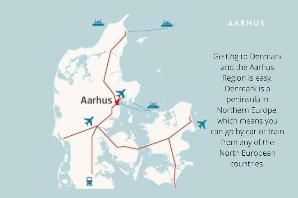 Bo Med Stil Og Udsigt Til Aarhus Lystbadehavn Daire Dış mekan fotoğraf