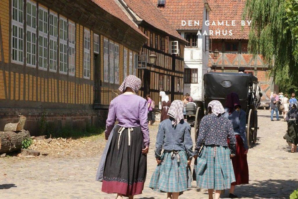 Bo Med Stil Og Udsigt Til Aarhus Lystbadehavn Daire Dış mekan fotoğraf